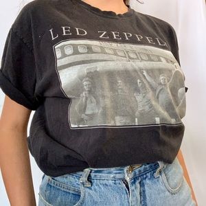 SOLD Led Zeppelin Airplane Graphic Tee